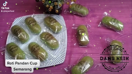 Jual Roti Pandan Cup